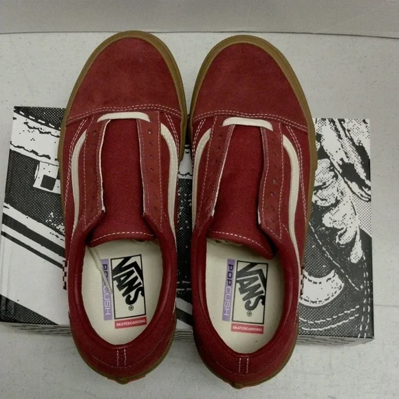 Vans Old Skool pro red/gum - Picture 3 of 8
